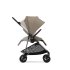 Παιδικό καρότσι Cybex Melio 2 σε 1, νέας έκδοσης, εξαιρετικά ελαφρύ, με πορτ-μπεμπέ - Seashell Beige - 8