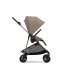 Παιδικό καρότσι Cybex Melio 2 σε 1, νέας έκδοσης, εξαιρετικά ελαφρύ, με πορτ-μπεμπέ - Seashell Beige - 5