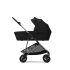 Детска количка 2 в 1 Cybex Melio, ново издание, ултра лека, с кош - Moon Black - 2