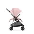 Παιδικό καρότσι Cybex Melio 2 σε 1, νέα έκδοση, εξαιρετικά ελαφρύ, με πορτ μπεμπέ - Hibiscus Red - 8