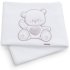 Подложка за кошара Italbaby Baby Jolie, колекция Trendy, бродирана, изработена от вълна - Choco - 1