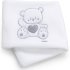 Подложка за кошара Italbaby Baby Jolie, колекция Trendy, бродирана, памук - Сива - 1