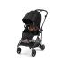 Παιδικό καρότσι Cybex Melio Street 3 σε 1, νέα έκδοση, εξαιρετικά ελαφρύ, με πορτ μπεμπέ και κέλυφος Aton S2 - Real Black - 4