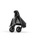 Детска количка 3 в 1 Cybex Melio, ново издание, ултра лека, с кош за кош и кора Aton S2 - Monument Grey - 8