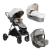 Carucior pentru copii 3 in 1 Joie Aeria Signature, reglabil, cu landou Ramble si scoica i-Gemm - Carbon - 15