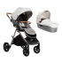 Carucior pentru copii 3 in 1 Joie Aeria Signature, reglabil, cu landou Ramble si scoica i-Gemm - Oyster - 8
