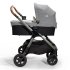 Carucior pentru copii 3 in 1 Joie Aeria Signature, reglabil, cu landou Ramble si scoica i-Gemm - Carbon - 2