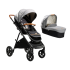 Carucior pentru copii 3 in 1 Joie Aeria Signature, reglabil, cu landou Ramble si scoica i-Gemm - Carbon - 8