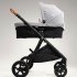 Carucior pentru copii 3 in 1 Joie Aeria Signature, reglabil, cu landou Ramble si scoica i-Gemm - Carbon - 7