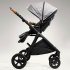Carucior pentru copii 3 in 1 Joie Aeria Signature, reglabil, cu landou Ramble si scoica i-Gemm - Carbon - 5