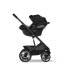 Παιδικό αθλητικό καρότσι Cybex Talos S Lux, στιβαρή, προηγμένη ανάρτηση, άνετη - Moon Black με μαύρο πλαίσιο - 11