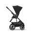 Παιδικό αθλητικό καρότσι Cybex Talos S Lux, στιβαρή, προηγμένη ανάρτηση, άνετη - Moon Black με μαύρο πλαίσιο - 6