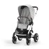 Καρότσι Cybex Talos S Lux, στιβαρή, προηγμένη ανάρτηση, άνετη - Lava Grey με ασημί πλαίσιο - 1