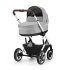 Καρότσι Cybex Talos S Lux, στιβαρή, προηγμένη ανάρτηση, άνετη - Lava Grey με ασημί πλαίσιο - 9