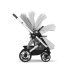 Carucior sport pentru copii Cybex Talos S Lux, robust, suspensie avansata, confortabil - Lava Grey cu cadru argintiu - 9