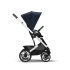 Παιδικό αθλητικό καρότσι Cybex Talos S Lux, στιβαρή, προηγμένη ανάρτηση, άνετη - Ocean Blue με ασημί σκελετό - 4