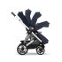 Παιδικό αθλητικό καρότσι Cybex Talos S Lux, στιβαρή, προηγμένη ανάρτηση, άνετη - Ocean Blue με ασημί σκελετό - 8