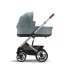 Αθλητικό παιδικό καρότσι Cybex Talos S Lux, στιβαρή, προηγμένη ανάρτηση, άνετη - Sky Blue με σκελετό γκρι - 7