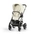 Καρότσι Cybex Talos S Lux, στιβαρή, προηγμένη ανάρτηση, άνετη - Seashell Beige με γκρι σκελετό - 1
