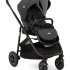 Carucior  3 in 1 pentru copii, Joie Versatrax, versatil, cu landou si scoica i-Snug - Pavement - 3