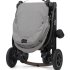 Carucior 3 in 1 pentru copii, Joie Versatrax, versatil, cu landou si scoica i-Snug - Gray - 7