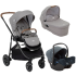 Carucior 3 in 1 pentru copii, Joie Versatrax, versatil, cu landou si scoica i-Snug - 2