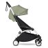 Carucior 3 in 1 pentru copii BABYZEN YOYO², cadru alb, cu landou, scoica auto Cloud G si pachet de culoare Olive - 6