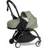 Carucior 3 in 1 pentru copii BABYZEN YOYO², cadru negru, pachet nou nascut, scoica auto Cloud G si pachet de culoare Olive - 2