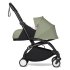 Carucior 3 in 1 pentru copii BABYZEN YOYO², cadru negru, pachet nou nascut, scoica auto Cloud G si pachet de culoare Olive - 6