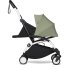 Carucior 3 in 1 pentru copii BABYZEN YOYO², cadru alb, pachet nou nascut, scoica auto Cloud G si pachet de culoare Olive - 4