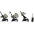 Детска количка BABYZEN YOYO² 3 в 1, черна рамка, с пакет за новородено, количка и пакет Olive color - 1