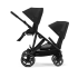Διπλό καρότσι Cybex Gazelle S, για παιδιά, compact, νέα έκδοση - Moon Black - 7