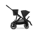 Διπλό καρότσι Cybex Gazelle S, για παιδιά, compact, νέα έκδοση - Moon Black - 1