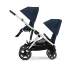 Двойна спортна количка Cybex Gazelle S, детска, компактна, нова версия - Ocean Blue - 8