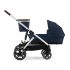 Carucior sport dublu Cybex Gazelle S, pentru copii, compact, varianta noua - Ocean Blue - 11