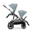 Carucior sport dublu Cybex Gazelle S, pentru copii, compact, varianta noua - Sky Blue - 7