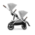 Двойна спортна количка Cybex Gazelle S, детска, компактна, нова версия - Lava Grey - 9