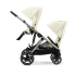 Carucior sport dublu Cybex Gazelle S, pentru copii, compact, varianta noua - Seashell Beige - 9