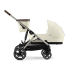 Διπλό καρότσι Cybex Gazelle S, για παιδιά, compact, νέα έκδοση - Seashell Beige - 11