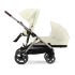 Двойна спортна количка Cybex Gazelle S, детска, компактна, нова версия - Seashell Beige - 12