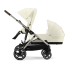 Διπλό καρότσι Cybex Gazelle S, για παιδιά, compact, νέα έκδοση - Seashell Beige - 12