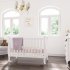 BabyMatters Nido Βρεφική Κούνια από Μασίφ Ξύλο 120x60 cm & Στρώμα Κοκοφοίνικα - White - 4