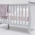 BabyMatters Nido Βρεφική Κούνια από Μασίφ Ξύλο 120x60cm με Στρώμα Κοκοφοίνικα - Grey - 2