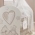 Сенник с воал за кошара ItalBaby Sogni D'oro, бродиран, предпазващ - 1