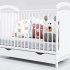 Детска кошара BabyMatters Lulu, изработена от масивно дърво, 120x60 см, с включено чекмедже и кокосов матрак - 2