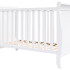BabyMatters Nido Βρεφική Κούνια από Μασίφ Ξύλο 120x60 cm & Στρώμα Κοκοφοίνικα - White - 3