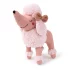 Jucarie din plus Picca Loulou - Poodle roz Patricia, 25 cm - 1
