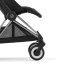 Carucior sport pentru copii Cybex Coya, flexibil, ultra-compact - Sepia Black cu cadru Chrome - 7