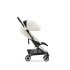 Carucior sport pentru copii Cybex Coya, flexibil, ultra-compact - Off White cu cadru Chrome - 5