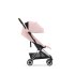 Carucior sport pentru copii Cybex Coya, flexibil, ultra-compact - Peach Pink cu cadru Chrome - 5